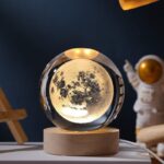3D Art Crystal Ball Moon Lamp