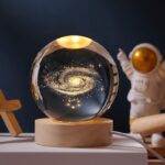3D Art Crystal Ball Galaxy Lamp