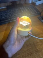 3D Art Crystal Ball Saturn Lamp - Image 2