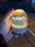 3D Art Crystal Ball Solar System Lamp - Image 2